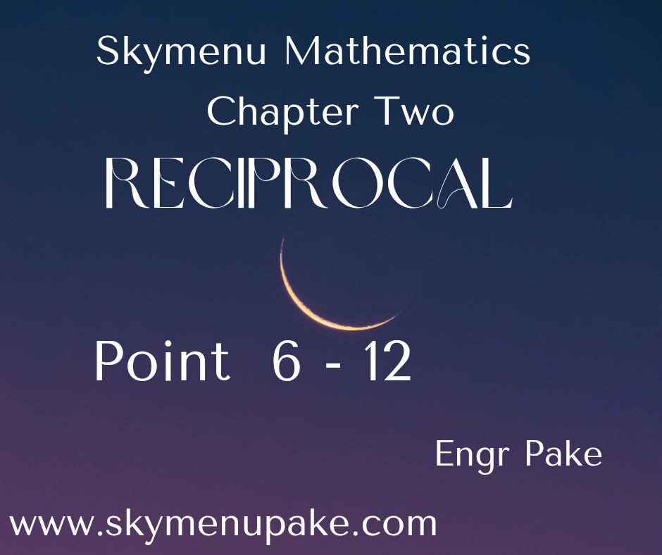 Reciprocal Point 6 - 12
